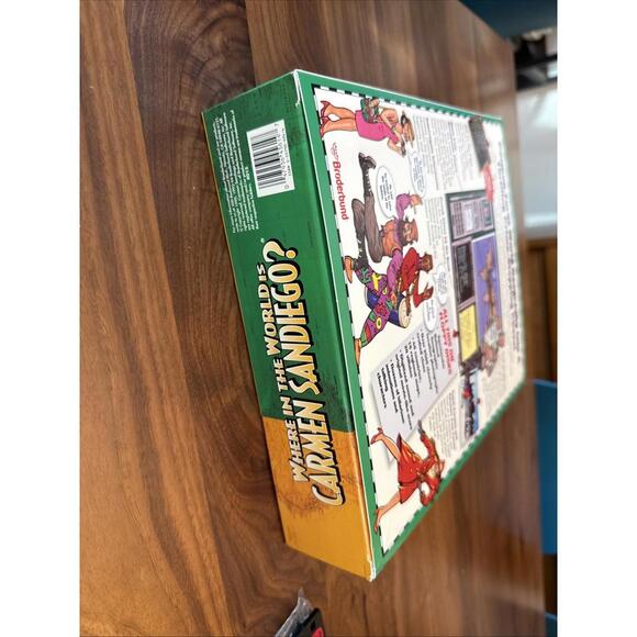 Where in the World is Carmen Sandiego? 1994 Big Box 3.5" Floppy Disk Version - Picture 8 of 9